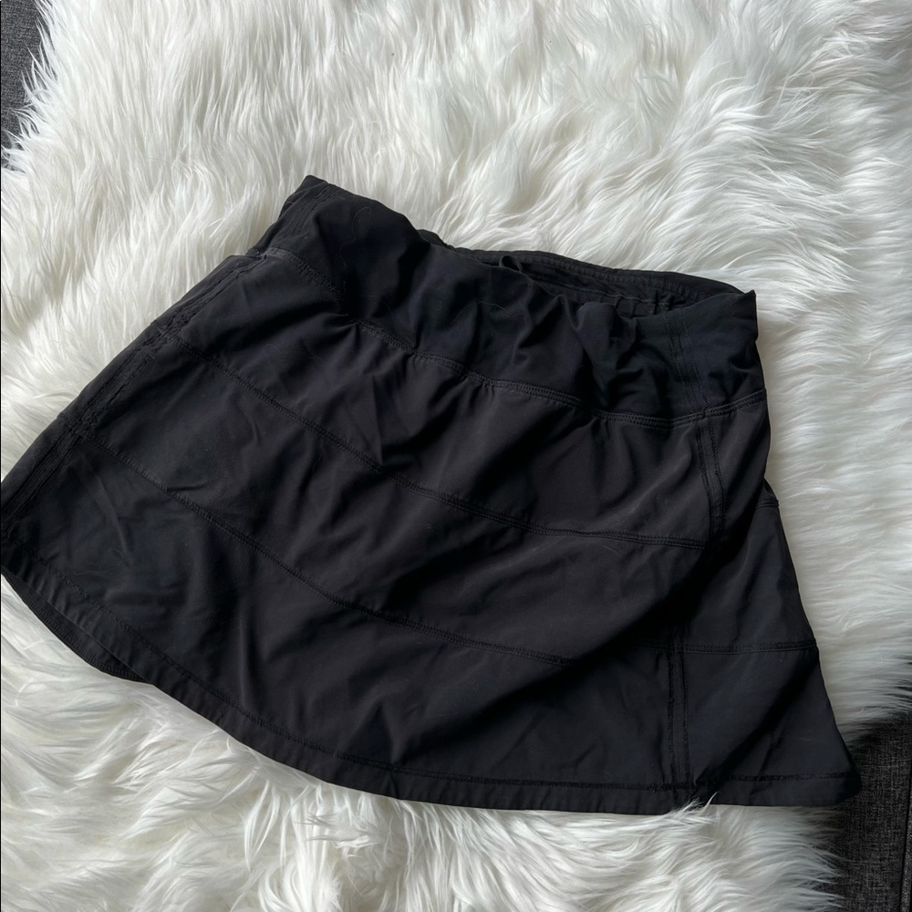 Black Lulu Lemon Tennis Skort